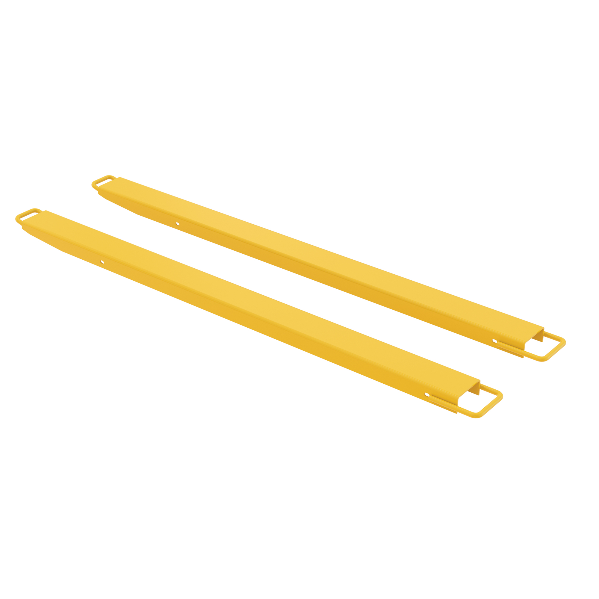 Vestil High-Strength Fork Extensions - 4in. x 72in., 4000-Lb. Capacity, Model# FE-HS-4-72